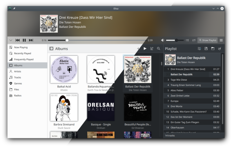 elisa music player