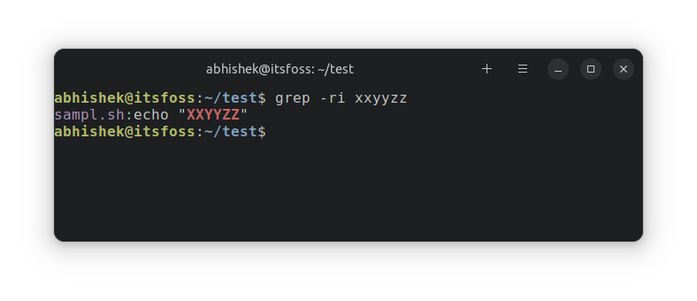 grep command examples
