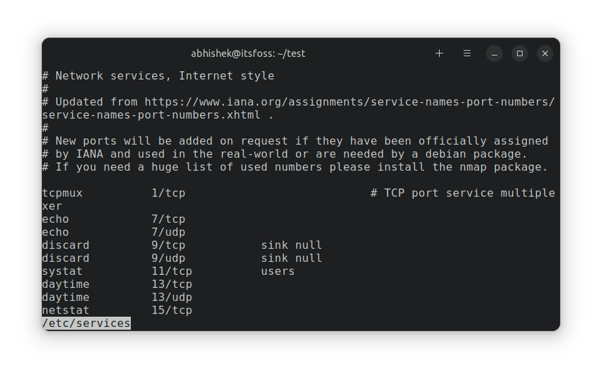 reading large files with less command